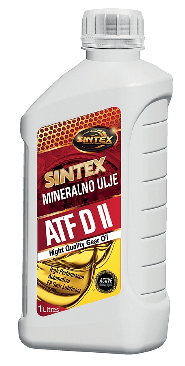 ULJE ZA AUTOMATSKI MENJAČ ATF DEXTRON 2D crveno SINTEX 1litra, 008772