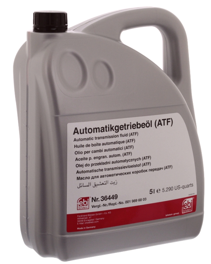 ULJE ZA AUTOMATSKI MENJAČ CRVENO ATF134 FEBI, 0019896803, 36